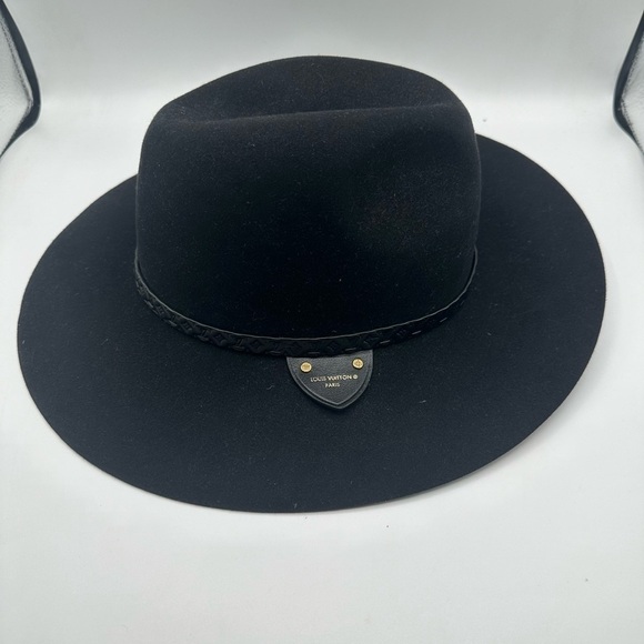 Louis Vuitton Chapeau Fedora Lv Everfelt Hat Black Size SMALL Out Of Stock - Picture 2 of 7
